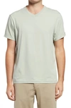 Rhone Element V-neck T-shirt In Aqua Gray
