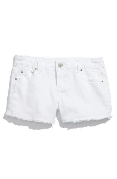 Tractr Kids' Frayed Shorts In White
