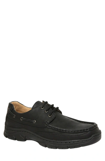 Aston Marc Lace Up Comfort Shoe In Black