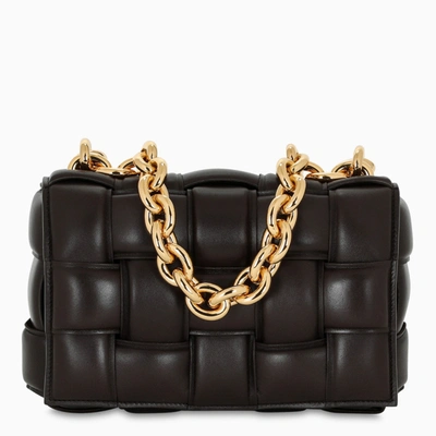Bottega Veneta Chocolate/gold The Chain Cassette Bag In Brown