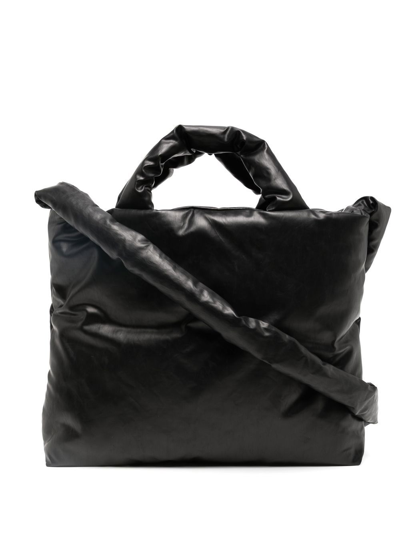 Kassl Editions Cut-out Oversized Tote Bag In Schwarz