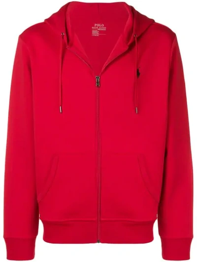 Polo Ralph Lauren Double-knit Full-zip Hoodie In Rl 2000 Red