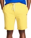 Polo Ralph Lauren Men's 9.5" Cotton-blend-fleece Shorts In Yellow