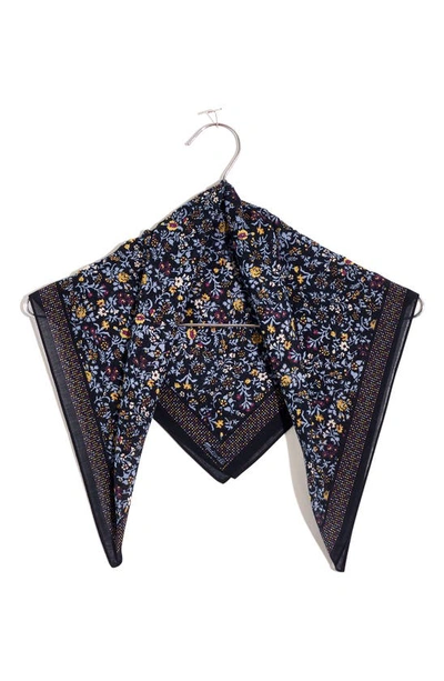 Madewell Bandana In Black Based Ditsy Floral