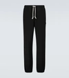 Acne Studios Frack Relaxed-fit Cotton-jersey Jogging Bottoms In Black