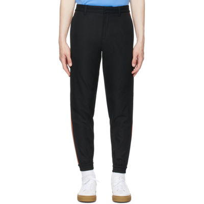 Burberry Black Stripe Jogging Lounge Pants