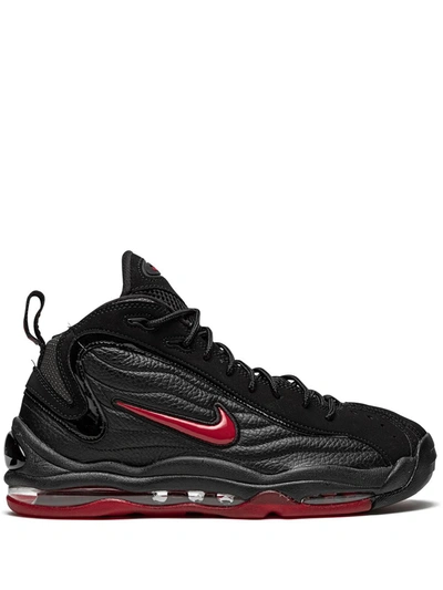 Nike Air Total Max Uptempo "bred" Sneakers In Black,black,varsity Red