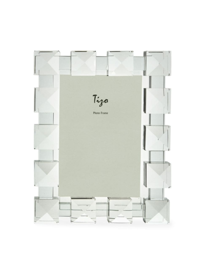 Tizo Clear Crystal Picture Frame Pyramid Diamond 4x6