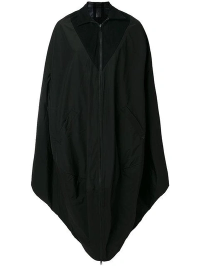 Y-3 Novelty Oversized Shell Coat In Black