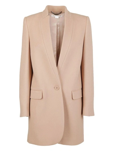 Stella Mccartney Button Up Coat In Blush