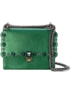 Fendi Small Kan I Crossbody Bag - Green