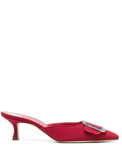 Manolo Blahnik Women's Sandals   Maysale In Red