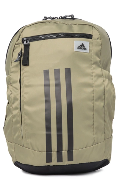 Adidas Originals Adidas Men's Three Stripe Backpack In Medium Green