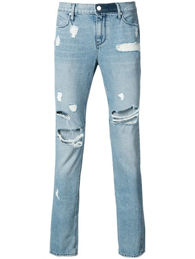 Rta Ripped Slim-fit Jeans In Blue