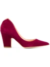 Rupert Sanderson Cicely Pumps In Red