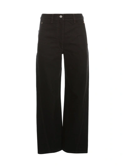 Lemaire Women's W211pa220ld049999 Black Cotton Jeans