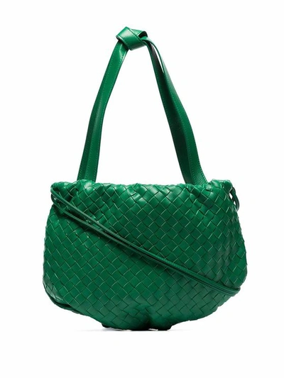 Bottega Veneta Women's Green Leather Shoulder Bag