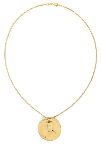 Natia X Lako Medallion Gold-plated Necklace