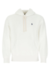 Polo Ralph Lauren Long-sleeve Cotton Jersey Hooded Tee In White/navy