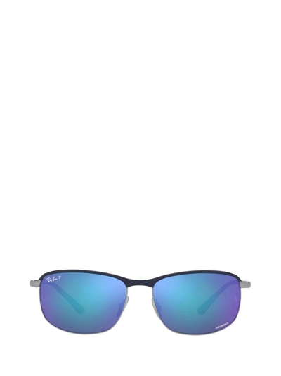 Ray Ban Womens Ray-ban Rb3671ch Pillow Frame-metal Sunglasses In Multi