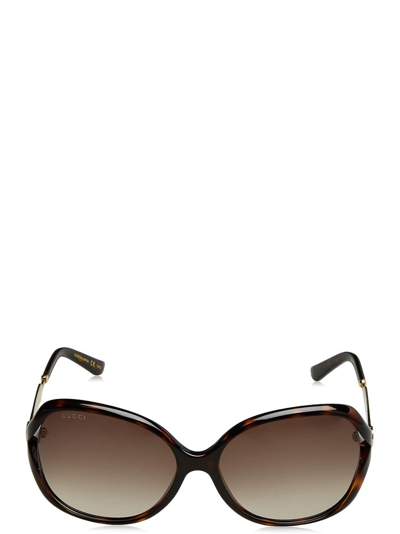 Gucci Eyewear Butterfly Sunglasses In Brown