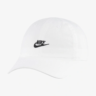 Nike Futura Curved Brim Cap Little Kids' Hat In White