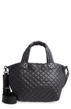 Mz Wallace Deluxe Small Metro Tote In Black