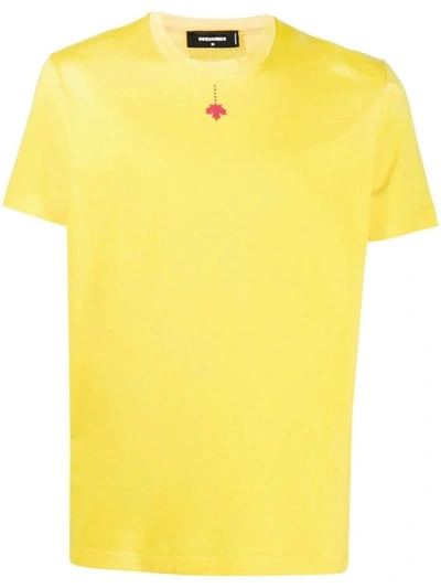 Dsquared2 Men's Yellow Cotton T-shirt