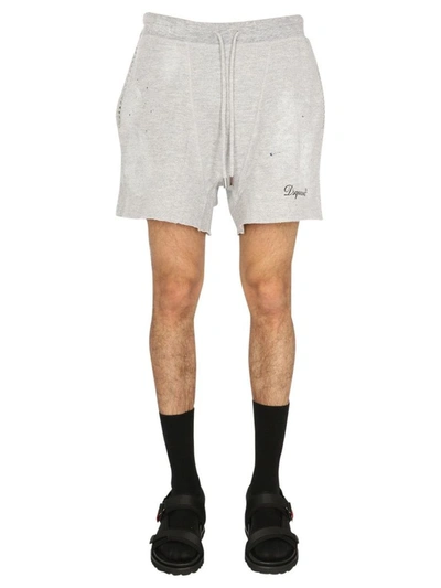 Dsquared2 Men's  Grey Cotton Shorts