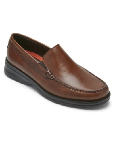 Rockport Men's Palmer Venetian Loafers Men's Shoes In Cognac Antique-like