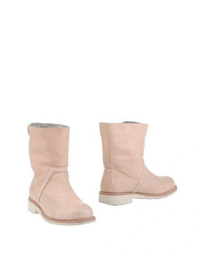 Bikkembergs Ankle Boots In Light Pink