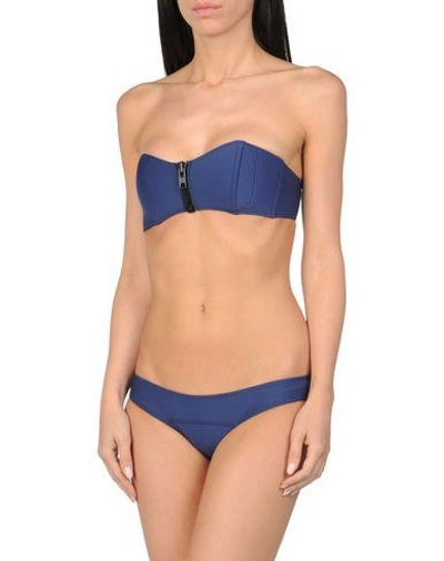 Lisa Marie Fernandez Bikinis In Dark Blue