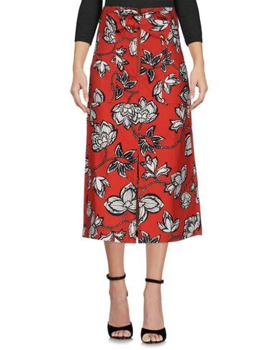 Finders Keepers Denim Skirts In Red