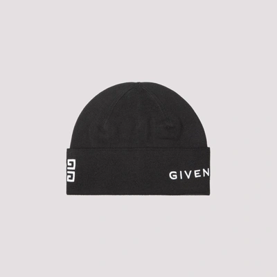 Givenchy 4g Logo Beanie In Black