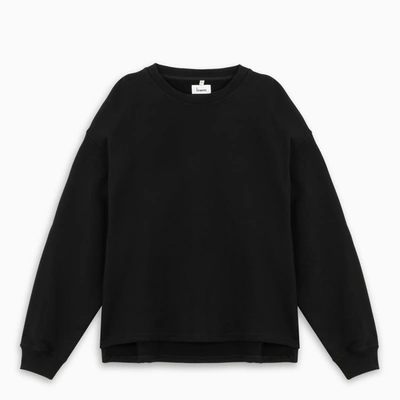 Lownn Black Cotton Sweatshirt