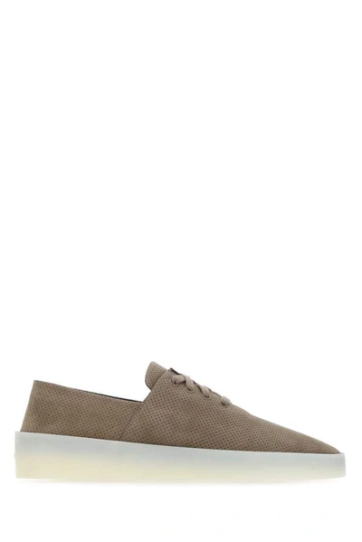 Fear Of God Grey Low-top Lace-up Shoes In Brown
