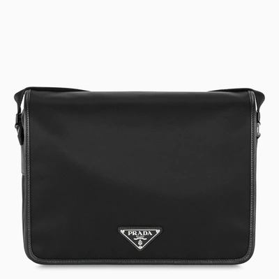 Prada Black Nylon Medium Cross-body Bag
