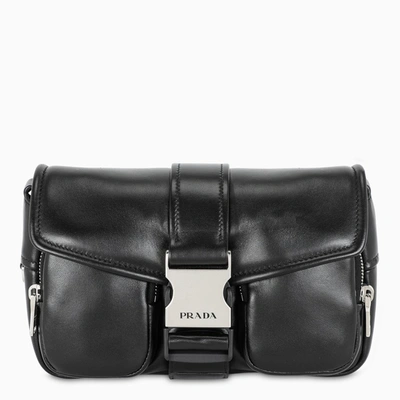 Prada Black Leather Cross-body Bag