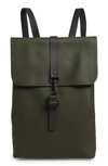 Rains Waterproof Mini Backpack In Green