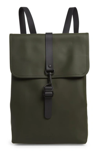 Rains Waterproof Mini Backpack In Green