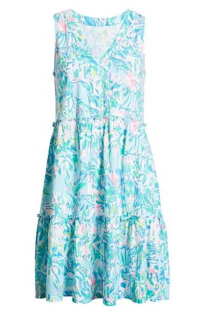 sachin and babi light blue dress Black Fit + Flare Dress – Dotty main image 0