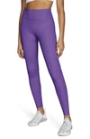 Nike One Luxe Tights In Amethyst/smoke/clear