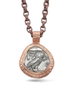 Jorge Adeler Men's 18k Rose Gold Ancient Coin Pendant