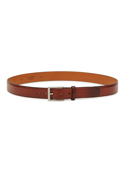 Magnanni ‘arcade' Medium Leather Belt In Brown