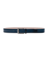 Magnanni Men's Vega Leather Belt In Royal