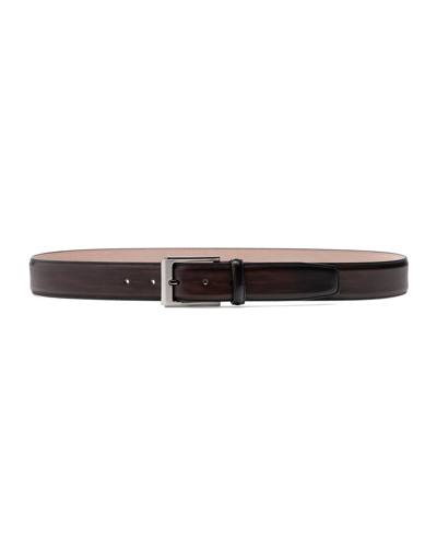 Magnanni Men's Vega Leather Belt In Brown