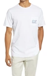 Vineyard Vines Key Lime Whale Fill Pocket Graphic Tee In White Cap