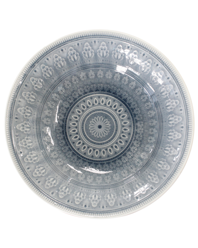 Euro Ceramica Fez Serve Bowl In Grey