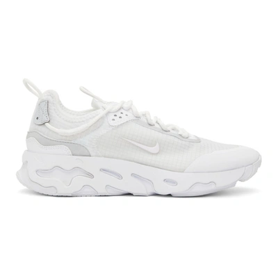 Nike React Sertu White Sneakers Sneakers Man In White/white-pure Pla