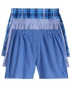 Polo Ralph Lauren Men's 3-pack. Cotton Classic Woven Boxers In Milford/brook/bolton
